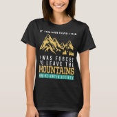 Hiking Mountains Hike Natuur Outdoor Camper Hike T-shirt (Voorkant)