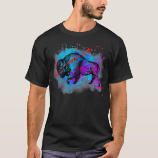 Hiking National Park Buffalo Gift Outdoor Bison Pr T-shirt