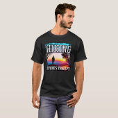 Hiking nature s therapy sunset hiking t-shirt (Voorkant volledig)