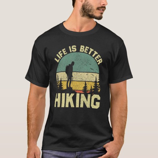 Hiking Natuur Adventure Hiking T-shirt (Voorkant)