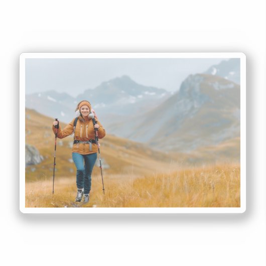Hiking & Outdoor Memory Sticker (Voorkant)