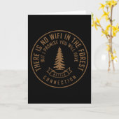 HIKING QUOTE Funny Hiking Hikers Wanderer Kaart (Gele Bloem)