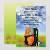 Hiking Rocks - Uitnodiging (Voorkant / Achterkant)