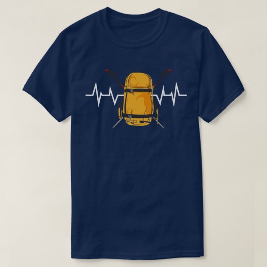 Hiking-rugzak T-shirt (Design voorkant)