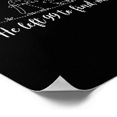 Hiking Santa Claus Christmas Matching Costume Poster (Hoek)