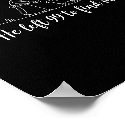 Hiking Santa Claus Christmas Matching Costume Poster (Hoek)