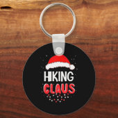 Hiking Santa Claus Christmas Matching Costume Sleutelhanger (Voorkant)