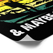 Hiking Tee For Men Women Outdoorsy Hiker Hiking  Poster (Hoek)