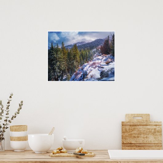 Hiking the Lakes Basin Poster (Keuken)