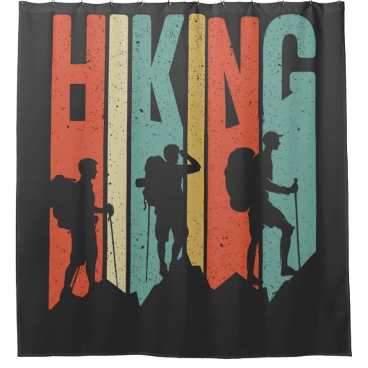 Hiking Thed Adventure Shirt, wandeling Douchegordijn (Voorkant)