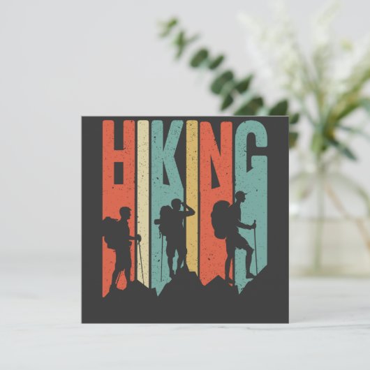 Hiking Thed Adventure Shirt,  wandeling Kaart (Staand voorkant)