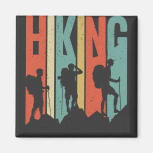 Hiking Thed Adventure Shirt, wandeling Magneet