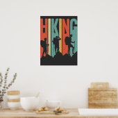 Hiking Thed Adventure Shirt, wandeling Poster (Keuken)