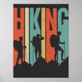 Hiking Thed Adventure Shirt,  wandeling Poster (Voorkant)
