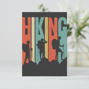 Hiking Thed Adventure Shirt,  wandeling RSVP Kaartje