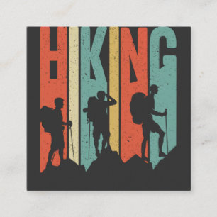Hiking Thed Adventure Shirt, wandeling Vierkante Visitekaartje