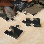 Hiking Thema Zwangerschapsaankondiging Legpuzzel (Zijkant)