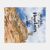 Hiking ThMED Fleece Deken (Voorkant (Horizontaal))