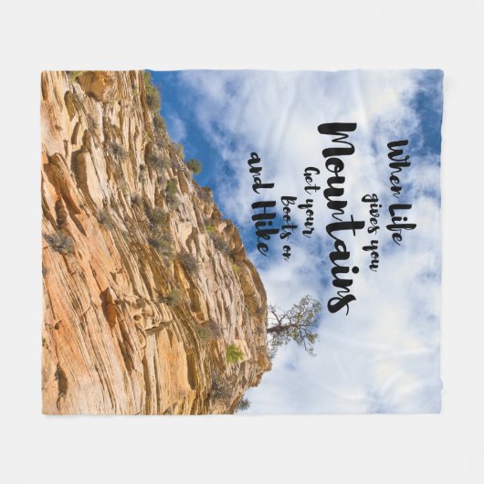 Hiking ThMED Fleece Deken (Voorkant (Horizontaal))