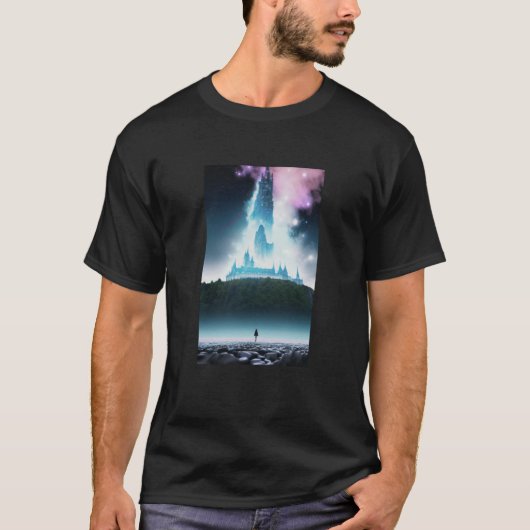 Hiking to the Cosmic Castle  1 T-shirt (Voorkant)
