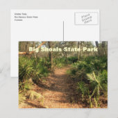 Hiking Trail, Big Shoals State Park Briefkaart (Voorkant / Achterkant)