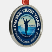 Hiking (Trail van de Pacifische Crest) Metalen Ornament (Rechts)