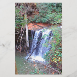 Hiking Trail Waterfall Briefpapier