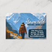 Hiking Trekking Guide Visitekaartje (Voorkant)