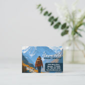Hiking Trekking Guide Visitekaartje (Staand voorkant)