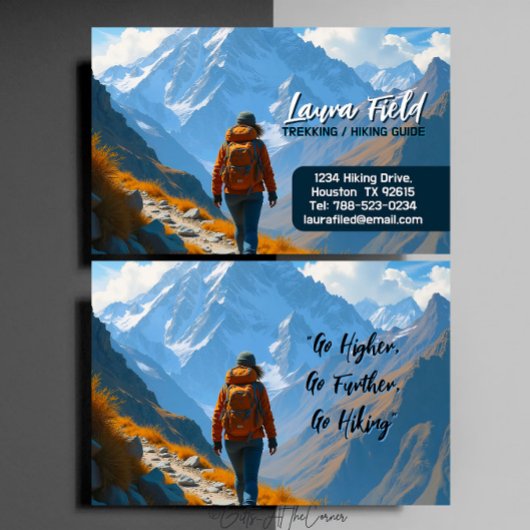 Hiking Trekking Guide Visitekaartje