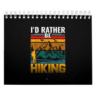 Hiking Vacation Hike Mountain Graphic Kalender