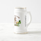 Hiking voor Hop 22 oz Beer Stein Bierpul (Voorkant rechts)