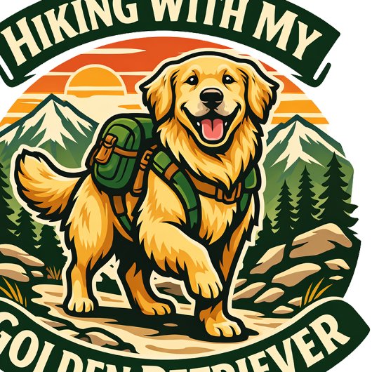 Hiking With My Golden Retriever Cap Trucker Pet