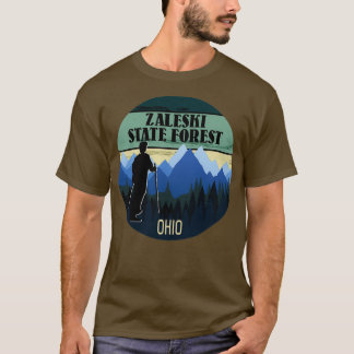 Hiking Zaleski State Forest Ohio Mountain Hikes Za T-shirt