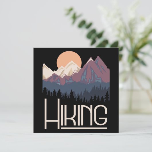 Hikinggebergte Kaart (Staand voorkant)