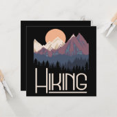 Hikinggebergte Kaart (Voorkant / Achterkant in situ)