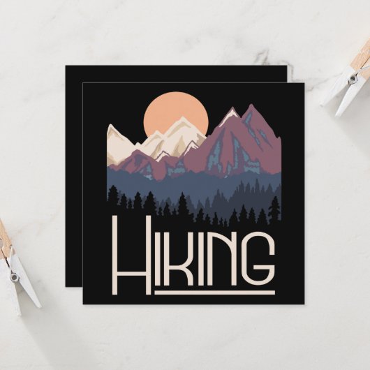 Hikinggebergte Kaart (Voorkant / Achterkant in situ)