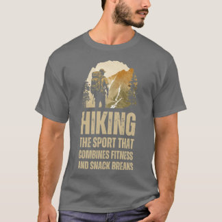 Hikinghe Sporthat Combines Fitness And Snack Break T-shirt