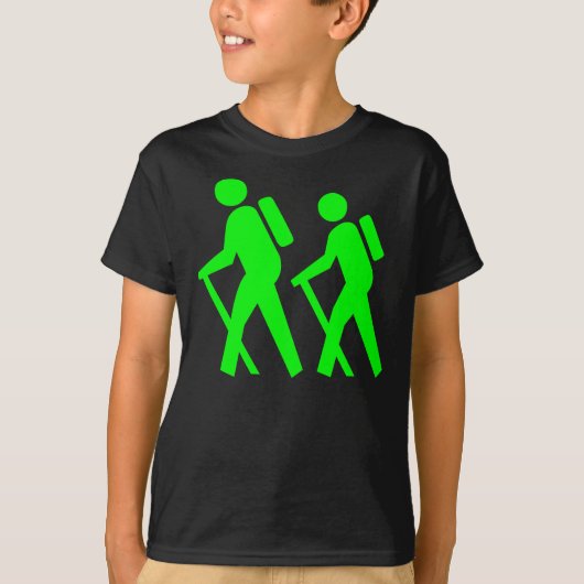 Hikingsymbool T-shirt (Voorkant)