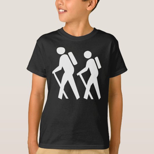 Hikingsymbool T-shirt (Voorkant)