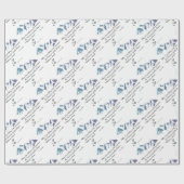 Hikkende bergen Universe whiskers Welkom thuis Cadeaupapier (Vlak)