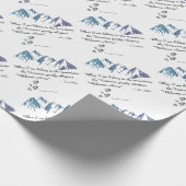 Hikkende bergen Universe whiskers Welkom thuis Cadeaupapier (Hoek)