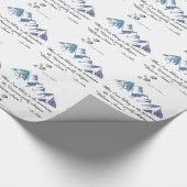 Hikkende bergen Universe whiskers Welkom thuis Cadeaupapier (Hoek)