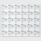 Hikkende bergen Universe whiskers Welkom thuis Cadeaupapier (Vlak)