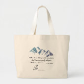 Hikkende bergen Universe whiskers Welkom thuis Grote Tote Bag (Voorkant)