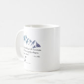 Hikkende bergen Universe whiskers Welkom thuis Koffiemok (Voorkant links)