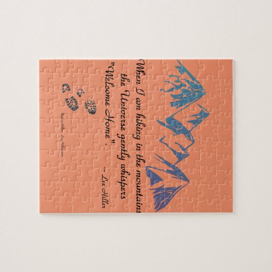 Hikkende bergen Universe whiskers Welkom thuis Legpuzzel (Horizontaal)