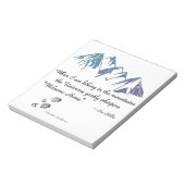 Hikkende bergen Universe whiskers Welkom thuis Notitieblok (Linkerzijde)