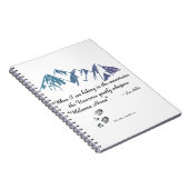 Hikkende bergen Universe whiskers Welkom thuis Notitieboek (Rechterzijde)