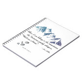 Hikkende bergen Universe whiskers Welkom thuis Notitieboek (Linkerzijde)